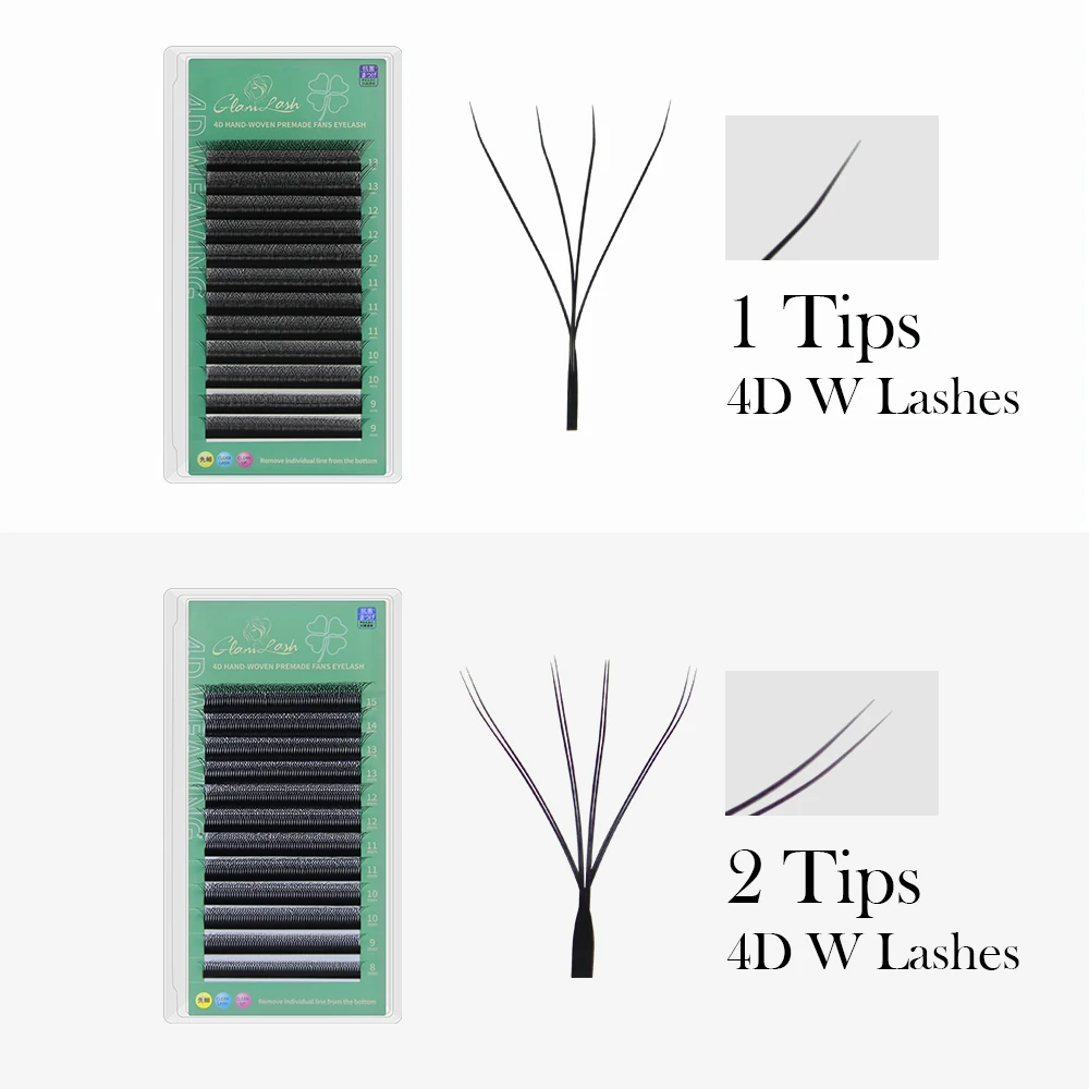 GLAMLASH 4D W Shape Eyelash Ex – Eyelash Extension Human Hair recenzja i cena
