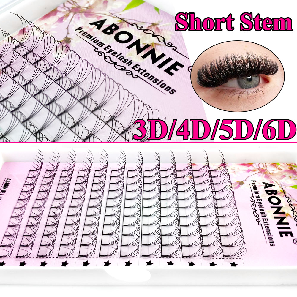 Abonnie 6D Wąskie Kępki Gotowe – Eyelash Extension Russian recenzja i cena