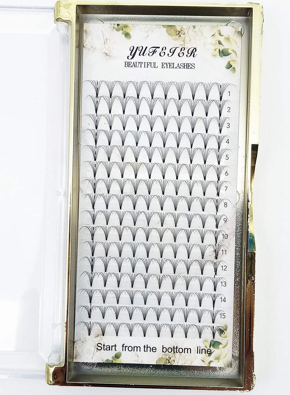HBZGTLAD 16 linii gotowych wac – Eyelash Extension Russian recenzja i cena